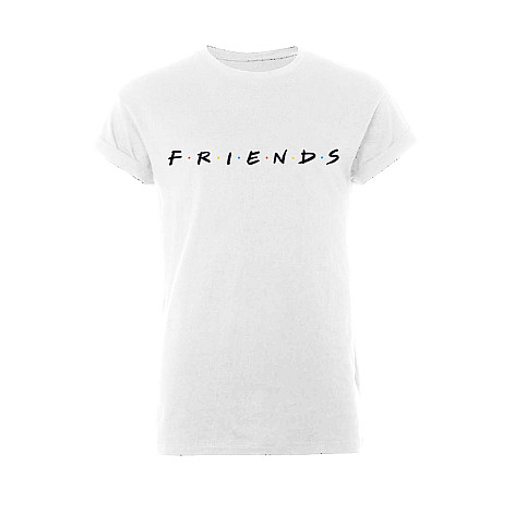 Friends tričko, Logo White Rolled, pánské