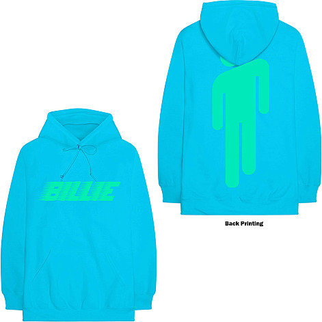 Billie Eilish mikina, Racer Logo & Blohsh Neon Blue, unisex