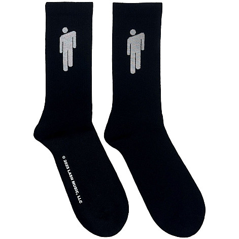 Billie Eilish ponožky, White Blohsh Black, unisex - velikost 4 až 7 (36 až 40 EU)