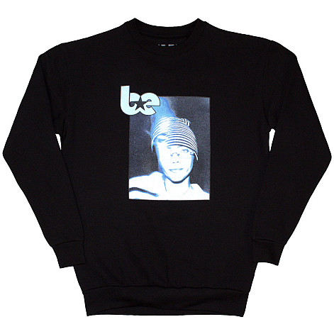 Billie Eilish mikina, Blue Hat Photo Sweatshirt Black, pánská