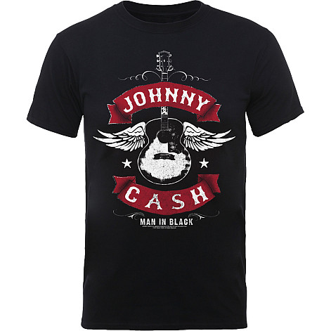Johnny Cash tričko, Winged Guitar, pánské