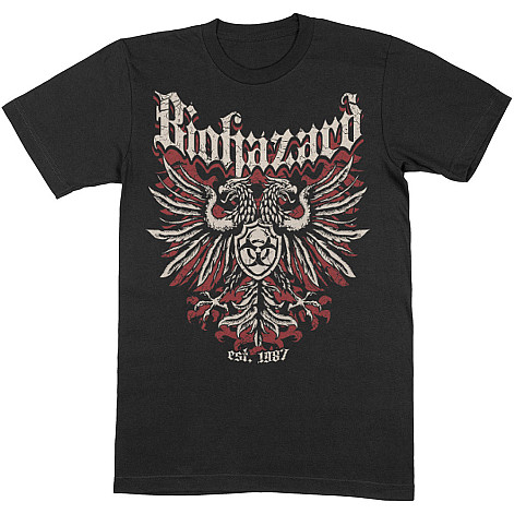 Biohazard tričko, Crest Black, pánské