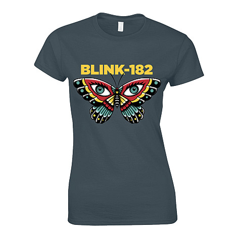 Blink 182 tričko, Butterfly Girly Grey, dámské