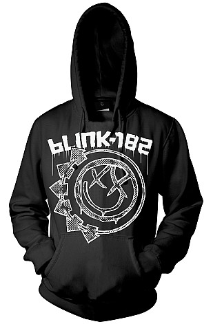Blink 182 mikina, Stamp Black Pullover Black, pánská