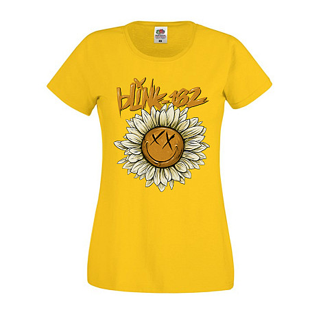 Blink 182 tričko, Sunflower Girly Yellow, dámské