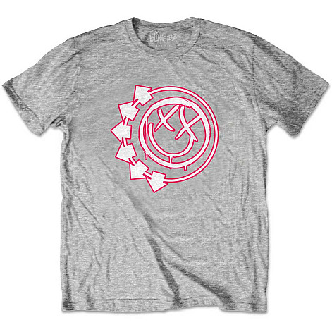 Blink 182 tričko, Six Arrow Smiley Heather Grey, dětské