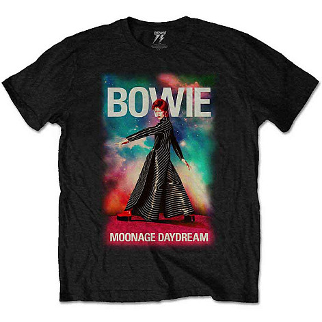 David Bowie tričko, Moonage 11 Fade Black, pánské