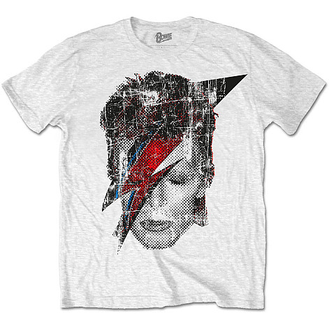 David Bowie tričko, Halftone Flash Face, pánské