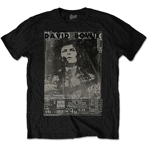 David Bowie tričko, Ziggy Live, pánské