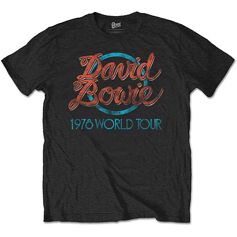 David Bowie tričko, 1978 World Tour, pánské