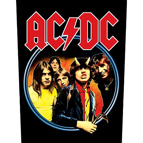 AC/DC nášivka na záda 30x27x36 cm, Highway to Hell