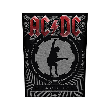 AC/DC nášivka na záda 30x27x36 cm, Black Ice