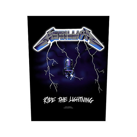 Metallica nášivka na záda 30x27x36 cm, Ride The Lightning