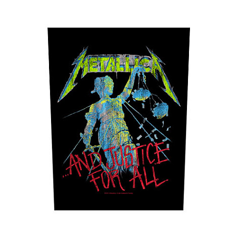 Metallica nášivka na záda 30x27x36 cm, And Justice For All