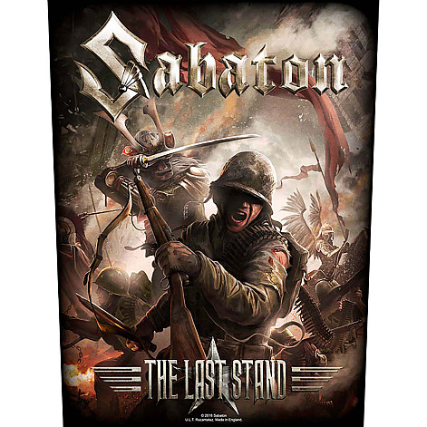 Sabaton nášivka na záda 30x27x36 cm, The Last Stande