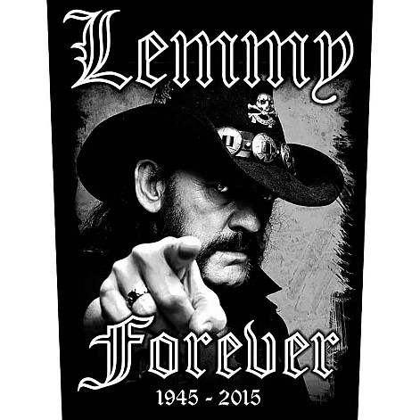 Motorhead nášivka na záda CO+PES 30x27x36 cm, Forever Black