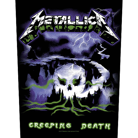 Metallica nášivka na záda 30x27x36 cm, Creeping Death