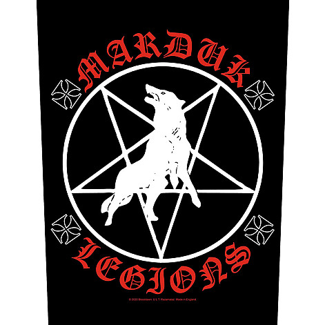 Marduk nášivka na záda 30x27x36 cm, Legions