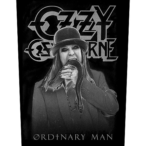 Ozzy Osbourne nášivka na záda 30x27x36 cm, Ordinary Man Black