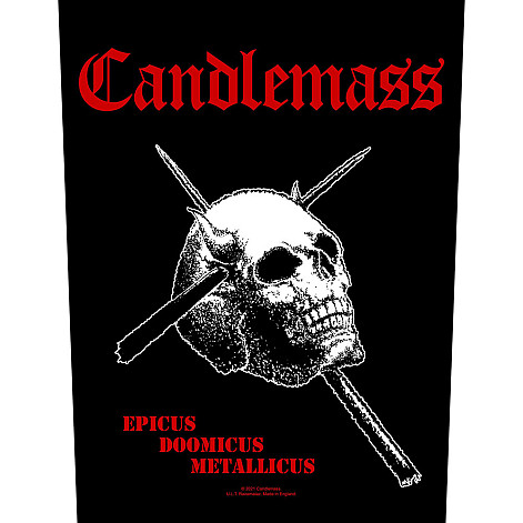 Candlemass nášivka na záda 30x27x36 cm, Epicus Doomicus Metallicus