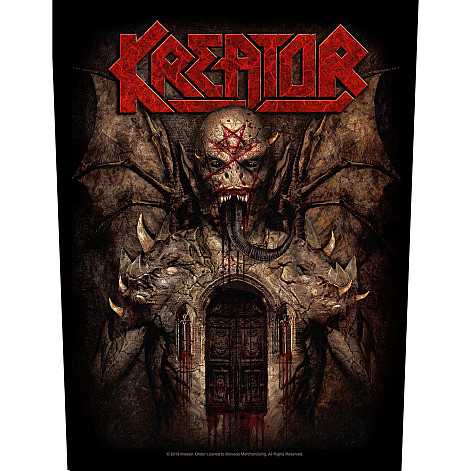 Kreator nášivka na záda 30x27x36 cm, God of Violence