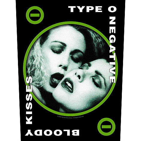 Type O Negative nášivka na záda 30x27x36 cm, Bloody Kisses