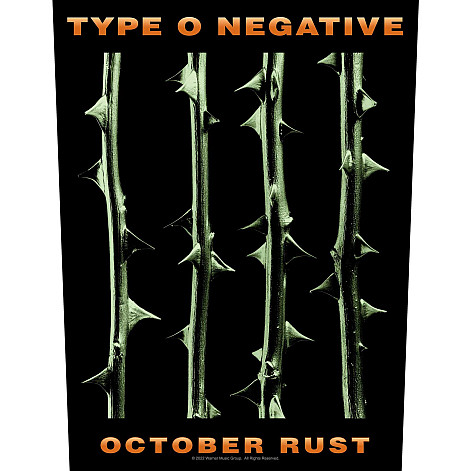 Type O Negative nášivka na záda 30x27x36 cm, October Rust