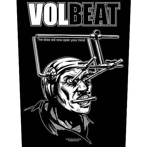 Volbeat nášivka na záda CO+PES 30x27x36 cm, Open Your Mind