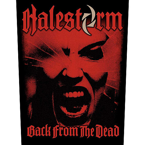 Halestorm nášivka na záda CO+PES 30x27x36 cm, Back From The Dead
