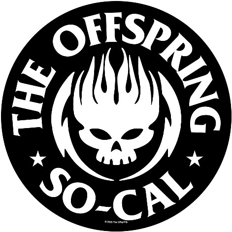 The Offspring nášivka na záda CO+PES průměr 29 cm, So Black