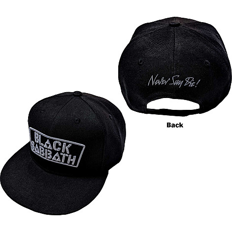 Black Sabbath kšiltovka Snapback, Never Say Die Black