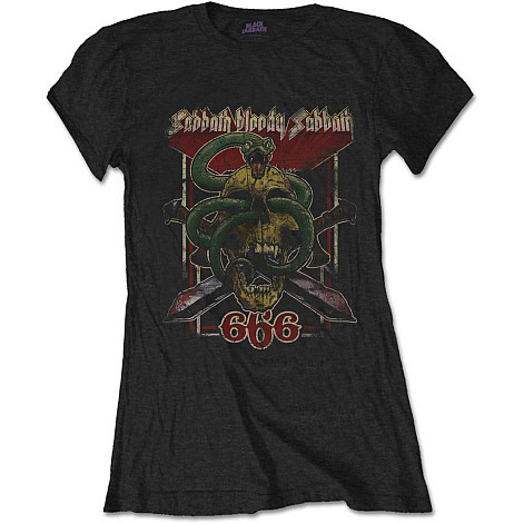 Black Sabbath tričko, Bloody Sabbath 666 Girly, dámské