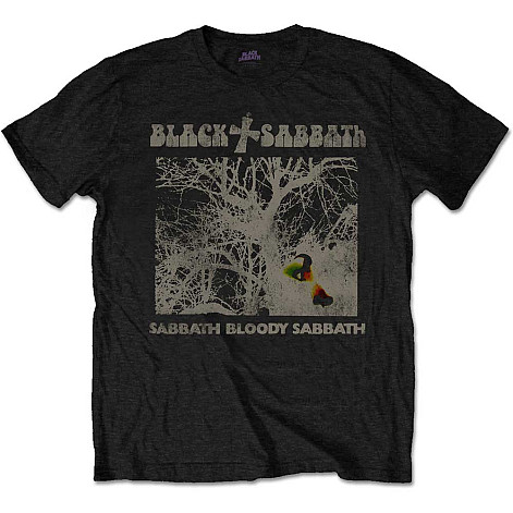 Black Sabbath tričko, Sabbath Bloody Sabbath Vintage Black, pánské