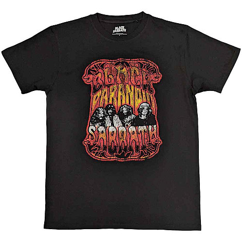 Black Sabbath tričko, Paranoid Psych Black, pánské
