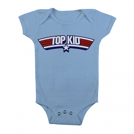 Top Gun kojenecké body tričko, Top Kid Body Blue, dětské