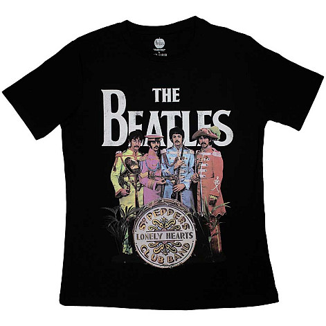 The Beatles tričko, Sgt Pepper Black, dámské