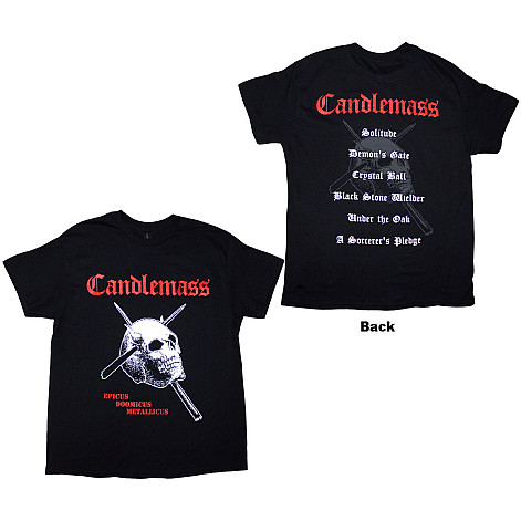 Candlemass tričko, Epicus Doomicus Metallicus BP Black, pánské