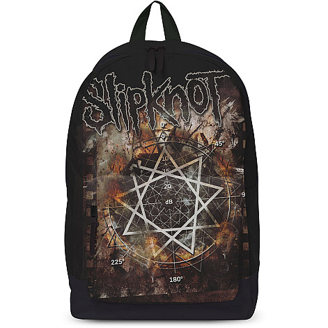 Slipknot batoh PES 43x30x15 cm/580 g, Pentagram All Over Black