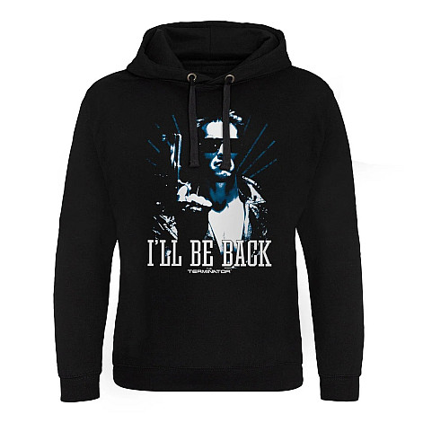 Terminator mikina, I'll Be Back - Duotone Epic Hoodie Black, pánská