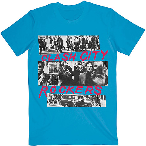 The Clash tričko, City Rockers Blue, pánské