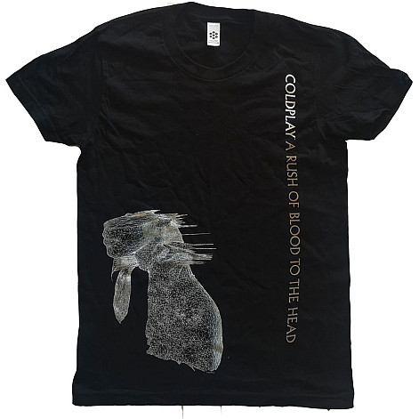 Coldplay tričko, Rush Of Blood Girly Black, dámské