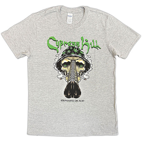 Cypress Hill tričko, Skull Bucket Grey, pánské