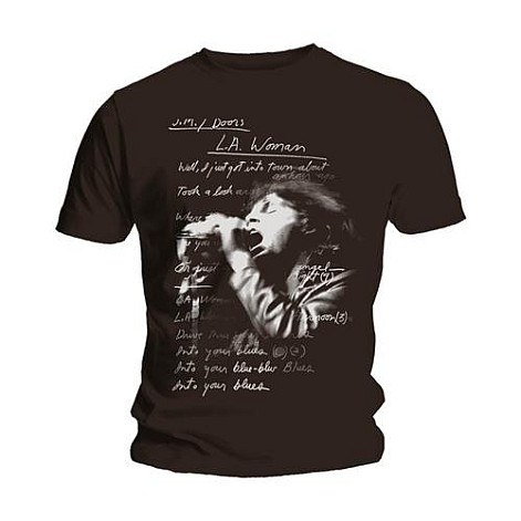 The Doors tričko, LA Woman Lyrics, pánské