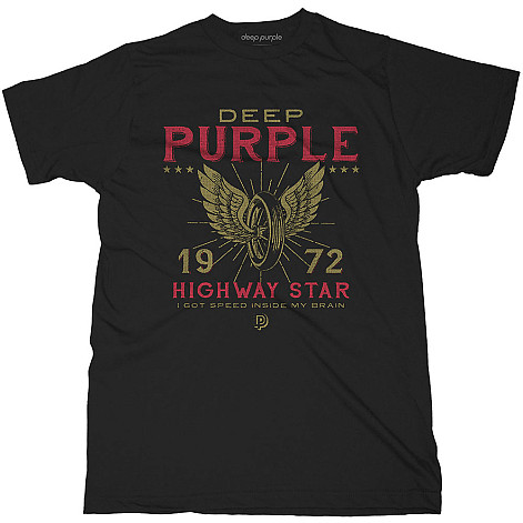 Deep Purple tričko, Highway Star Black, pánské