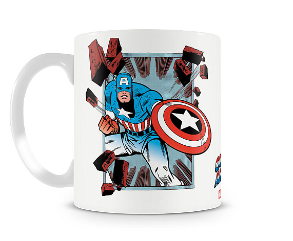 Captain America keramický hrnek 250ml, Comic Strip