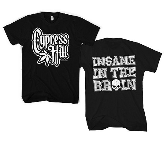 Cypress Hill tričko, Insane In The Brain BP Black, pánské