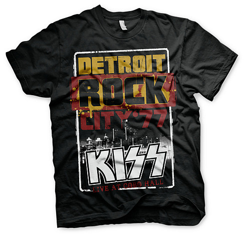 KISS tričko, Detroit Rock City Black, pánské