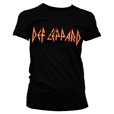 Def Leppard tričko, Distressed Logo, dámské