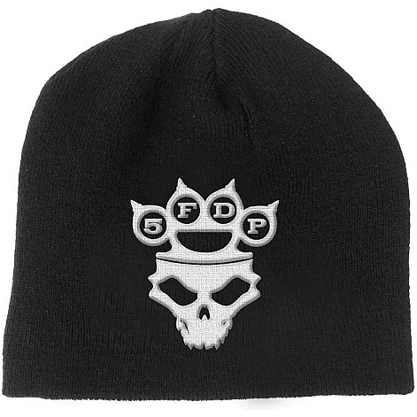 Five Finger Death Punch zimní kulich, Knuckle Duster Logo & Skull