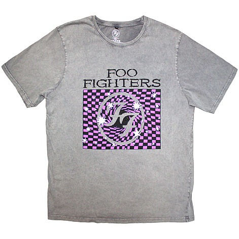 Foo Fighters tričko, Ff 4 Stone Wash Grey, pánské